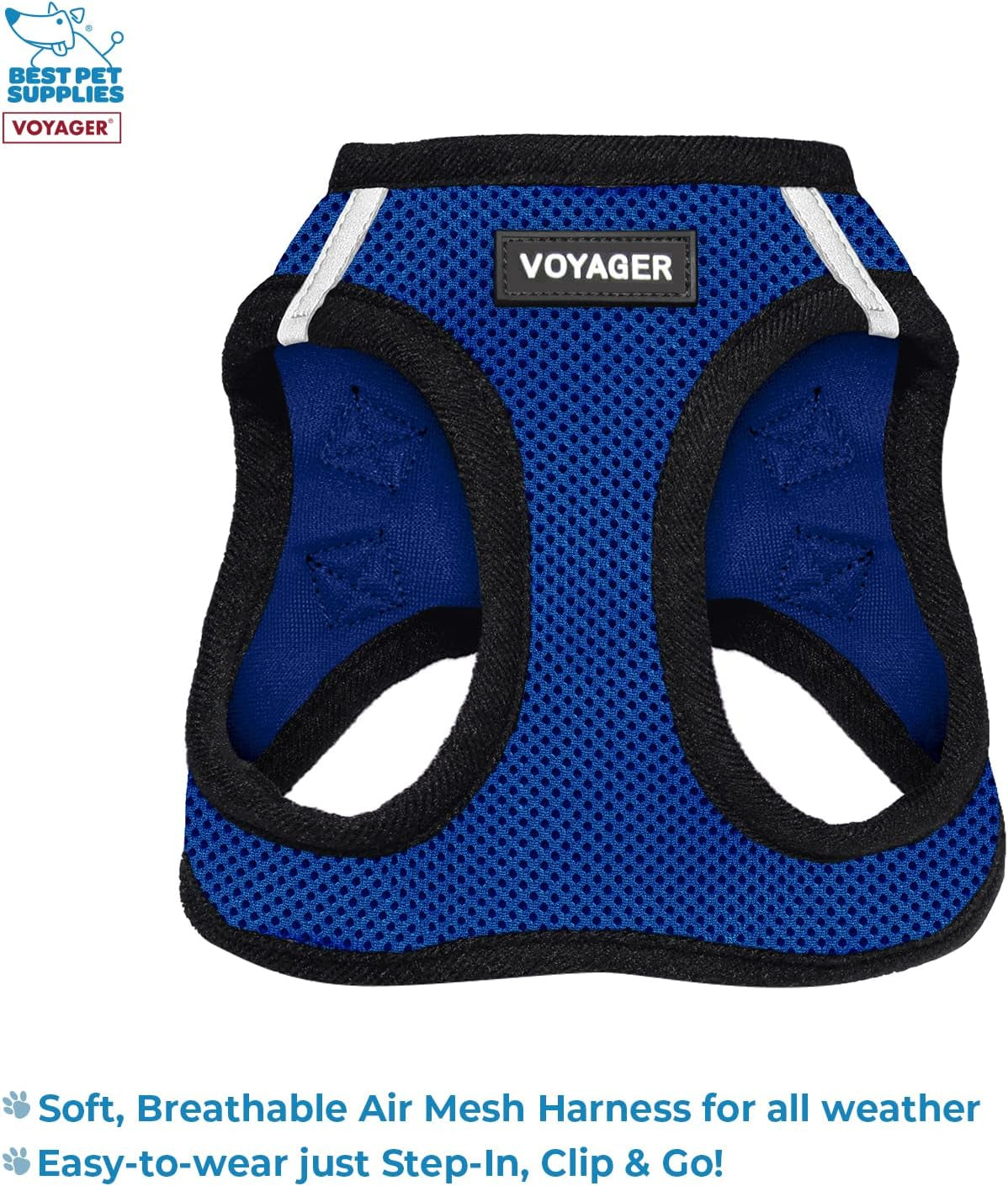 Voyager Step-In Air Dog Harness - All Weather Mesh Step in Vest Harness for Small and Medium Dogs by