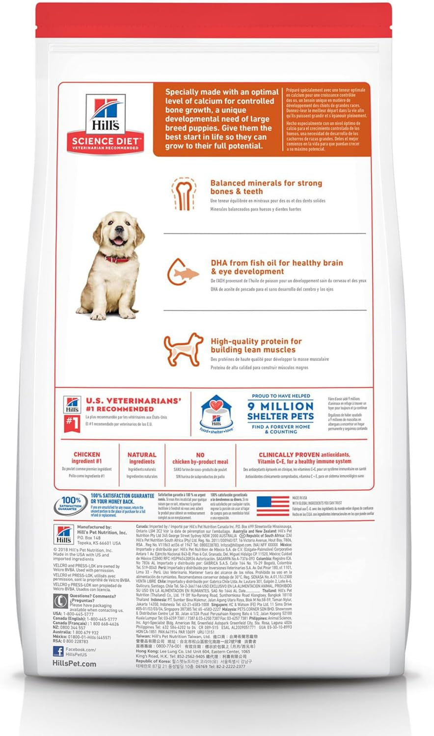 Dry Dog Food, Puppy, Large Breeds