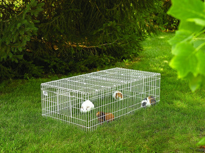 Guinea Habitat plus Guinea Pig Cage by Midwest W/ Top Panel, 47L X 24W X 14H Inches