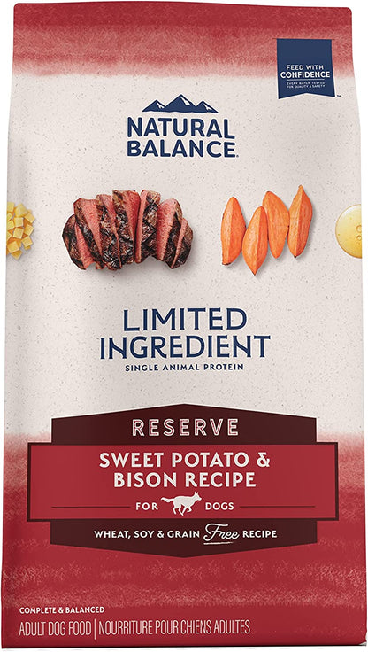 Limited Ingredient Diet | Adult Grain-Free Dry Dog Food | Protein Options Include Salmon, Duck, Bison, Beef, Lamb, Venison, or Chicken