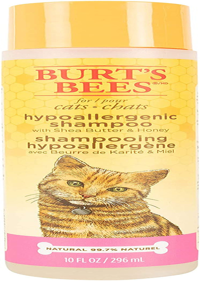 Cat Hypoallergenic Shampoo with Shea Butter & Honey | Moisturizing & Nourishing Cat Shampoo | Cruelty, Sulfate & Paraben Free, Ph Balanced for Cats - Made in USA, 10 Oz - 2 Pack