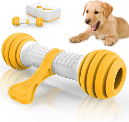 Interactive Dog Toys, Durable Motion Activated Automatic Dog Bone for Medium & Large Dogs Boredom, Electronic Dog Enrichment Toys to Chase, USB Rechargeable